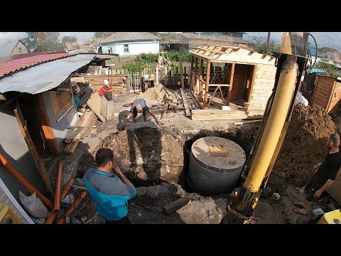 Видео: Яма в стеснённых условиях.