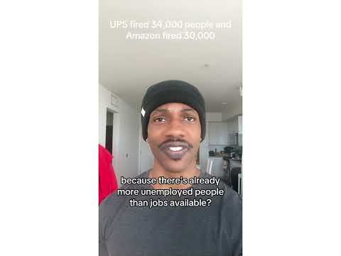 Видео: UPS уволила 34 000 человек, а Amazon уволила 30 000 человек.