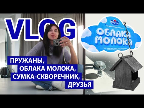 Видео: VLOG 3: Пружаны, облака молока, сумка-скворечник, друзья