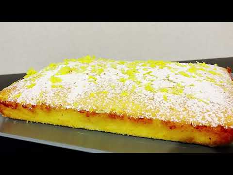 Видео: Лимонный пирог.Простой рецепт - всё смешал и готово. Лимонник, вкусный пирог к чаю