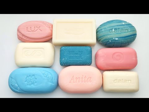 Видео: Cutting dry soap 🧼ASMR🔪Резка сухого мыла.