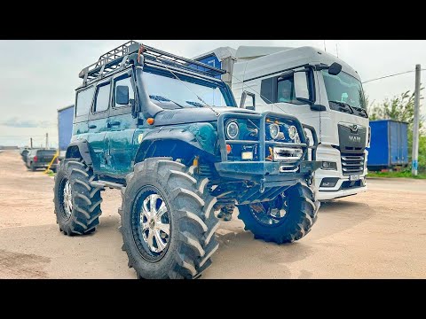 Видео: АФИГЕТЬ! 45” КОЛЁСА для УАЗ Хантер Сможет ли он пройти ЖЁСТКИЙ off road? ОФФРОУД МОНСТРЫ в деле