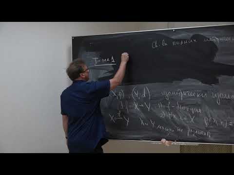 Видео: Шейпак И. А. - Функциональный анализ. Часть 1. Семинары - Отображения метрических пространств