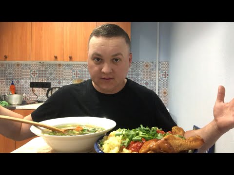 Видео: Суп грибной МУКБАНГ MUKBANG