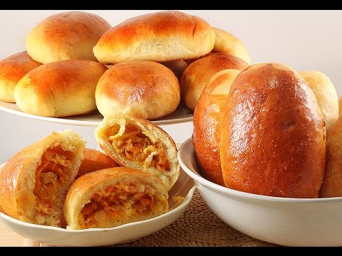 Видео: Печёные Пирожки с Капустой, и Мясом. Мягкие как Пушок. Рецепт Универсального Теста