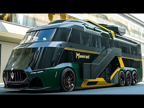 Видео: Новый 2026 Maserati Motorhome – Итальянская роскошь на колесах будущего