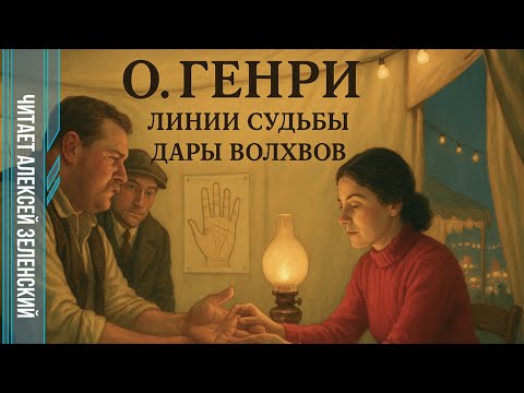 Видео: О. Генри  "Линии судьбы",  "Дары волхвов"  читает Алексей Зеленский