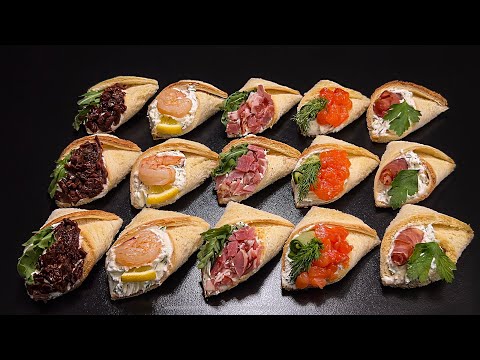 Видео: Эти 5 ЗАКУСОК спасут твою вечеринку! 😍 Вместо скучных сэндвичей – готово всего за 5 минут!