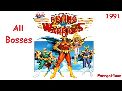 Видео: Flying Warriors - all bosses (все боссы) [NES]
