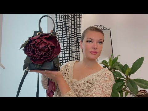 Видео: Сшила по вдохновению шикарную сумочку🌺#сумкаженскаянатуральнаякожакупить #сумкаженская 