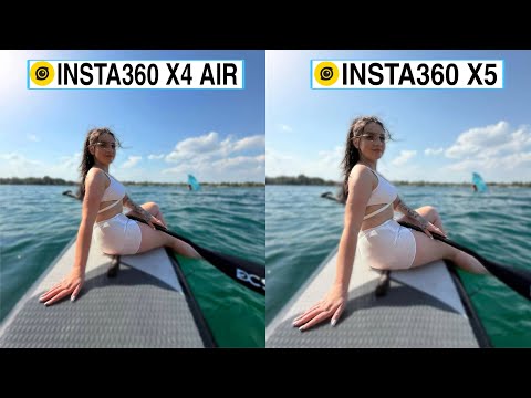 Видео: Сравнение тестов камер Insta360 X4 Air и Insta360 X5