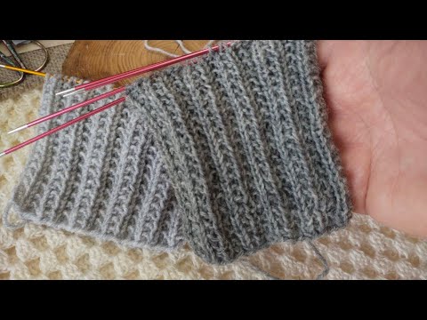 Видео: ШИКАРНЫЙ двусторонний узор. Универсальная резинка. Все новое, хорошо забытое старое. Простейший узор