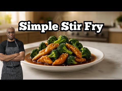 Видео: Простая жареная курица с брокколи | Лучше, чем на вынос