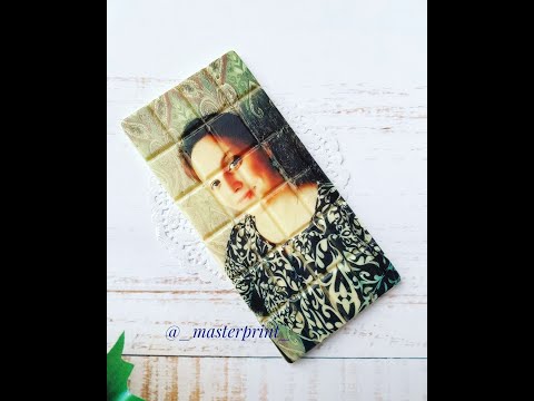 Видео: Портрет на шоколаде, пищевой принтер А4+, неподвижный стол