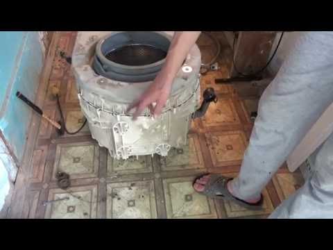 Видео: ремонт стиральной машины Атлант замена подшипников часть№2