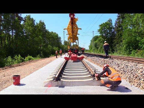 Видео: Капитальный ремонт железной дороги - все процессы / Railway track complete repair - all processes