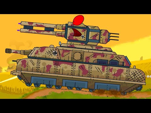 Видео: Танк БОСС КАРАТЕЛЬ #12 Танки Gerand - Гнутые дула. Часовщик и КВ-2 Улучшенный на Машинки Кида