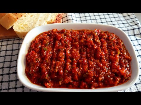 Видео: ТУРКИ ЭТО ОБОЖАЮТ 😇 Овощная турецкая закуска "Эзме" к мясу!