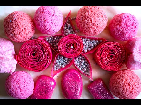 Видео: ASMR мыло. Прекрасный розовый. Хрустящее лакированное мыло. Расслабьтесь звуки