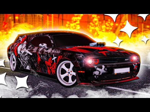 Видео: НАСТОЯЩИЙ ДЬЯВОЛ НА СТЕЙДЖ 3! НОВЫЙ DODGE CHALLENGER REAPER ИЗ ХЭЛЛОУИНСКОГО БП! ( Radmir RP )