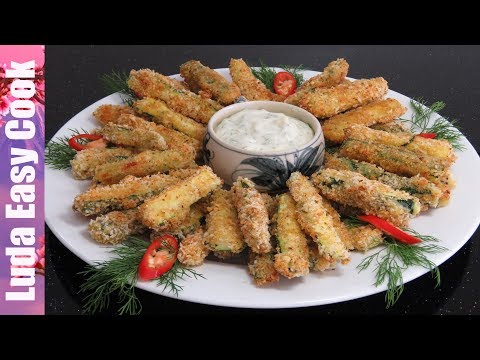 Видео: ЛУЧШАЯ ЗАКУСКА КАБАЧКИ ФРИ С СЫРОМ в ДУХОВКЕ ХРУСТЯЩИЕ и ВКУСНЫЕ Crispy Baked Zucchini Люда Изи Кук