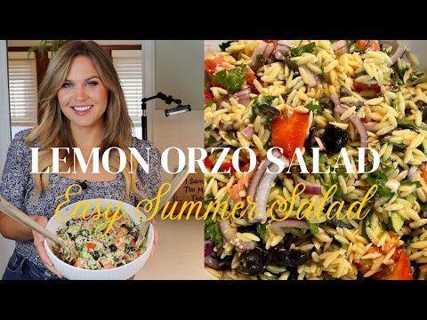 Видео: Готово ВСЕГО за 10 минут | Салат с лимонной пастой орзо