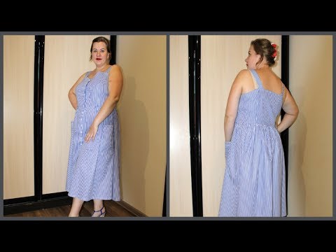 Видео: Как сшить женский сарафан на бретелях