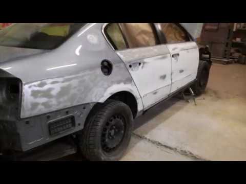 Видео: Покраска авто,Могилев. VW Passat B6.