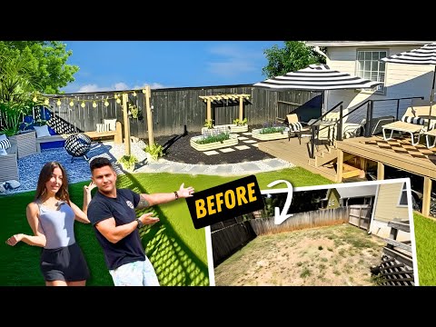 Видео: Мы преобразили наш двор! ПОЛНАЯ СЪЁМКА