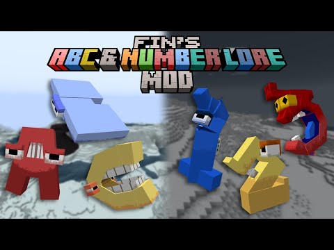 Видео: Обучение с Фином — трейлер мода «ABC & Number Lore» для Minecraft от Фина — обновление 1.1.0