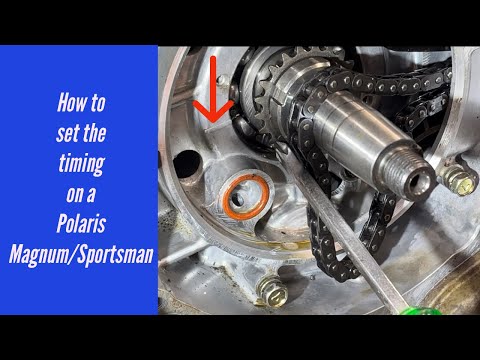 Видео: Как правильно установить момент зажигания на Polaris Sportsman/Magnum - *См. описание деталей и и...