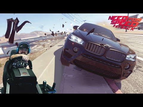 Видео: Унижение всех на BMW X6, "вот-так-вот" супер экшн на стройплощадке в Need for Speed Payback