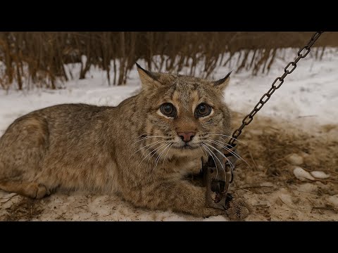 Видео: Рысь попала в капкан… Но то, как она посмотрела на девушку — навсегда останется в памяти