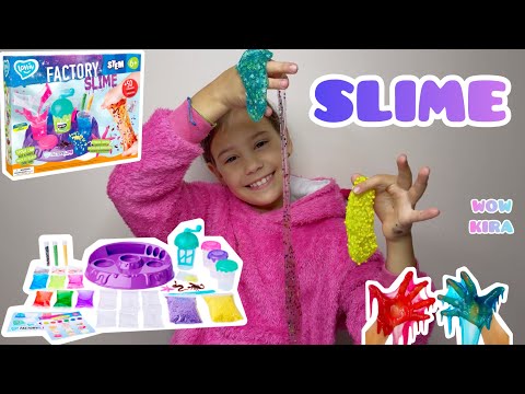 Видео: КІРА ЗАПУСКАЄ ФАБРИКУ СЛАЙМІВ! ⚙️ Огляд та DIY з набору FACTORY SLIME