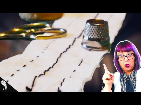 Видео: Переходите на новый уровень с 3-мя РУЧНЫМИ ШВАМИ для исторической одежды: бегущий шов, шов «назад...