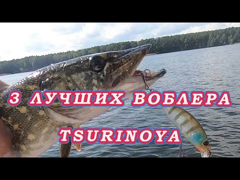 Видео: Топ 3 ЛУЧШИХ Воблеров TSURINOYA.  Щука Выбирает эти воблеры из МНОГИХ!