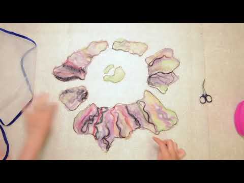 Видео: Декор из вискозы - Коршун