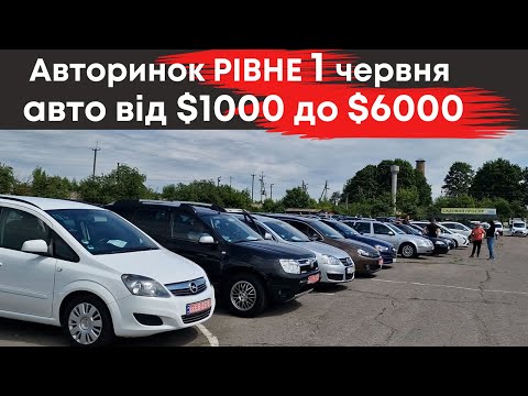 Видео: Дешеві авто до $6000 на Рівненському авторинку 1 червня #авторинокрівне