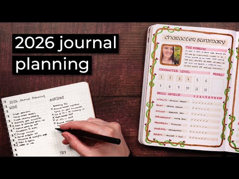 Видео: Планирование создания Bullet Journal на 2026 год 💜