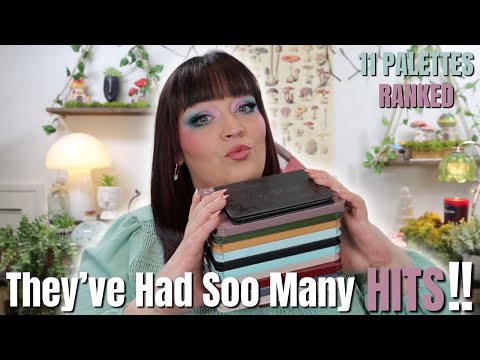 Видео: Рейтинг всех моих палеток от Cosmic Brushes! Не зря же у меня есть любимая!