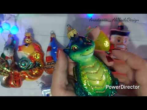 Видео: Предновогодние обзоры моей коллекции елочных игрушек. Часть 7