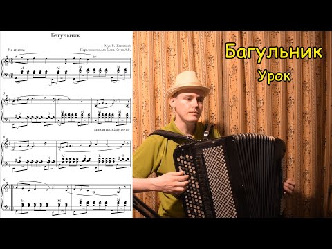 Видео: Где-то багульник на сопках цветёт. Разбор на баяне. Урок. Варианты развития гармонии и фактуры.