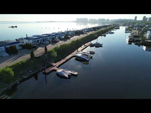 Видео: Яхт-клуб «Балтиец» с высоты птичьего полета