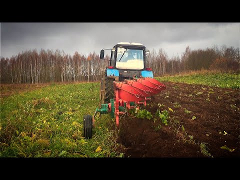 Видео: ПАХОТА оборотным плугом  - ремонт и настройка!
