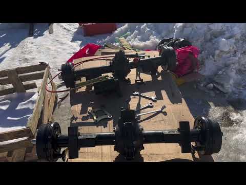 Видео: задний мост Китайский.  Осторожно понижайка