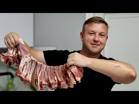 Видео: Пистолетики. Барашка. Каре ягнёнка. Очень вкусно и просто. Гриль на углях.