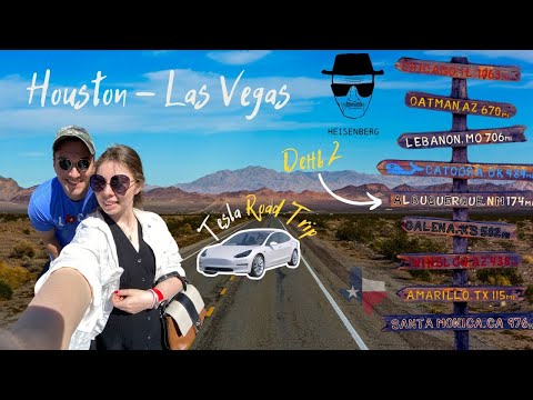 Видео: Tesla Trip по США || Хьюстон - Вегас, Трасса 66, Культовые места Альбукерке