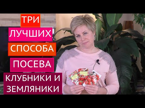 Видео: ТРИ СУПЕР СПОСОБА ПОСЕВА ЗЕМЛЯНИКИ И КЛУБНИКИ! ВСХОДЫ ОБЕСПЕЧЕНЫ!