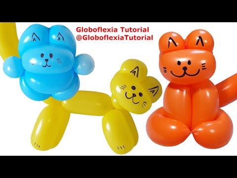 Видео: Сomo Hacer un Gato con un Globo -  Globoflexia Facil TUTORIAL