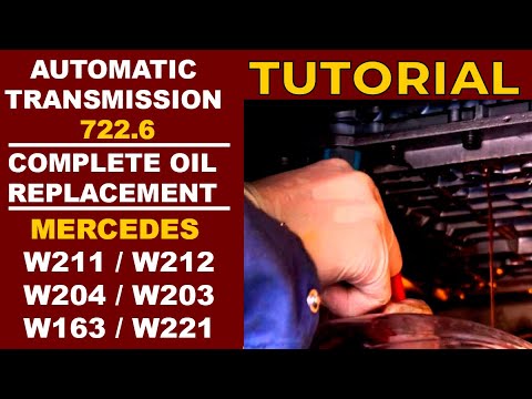 Видео: Полная Замена Масла в АКПП 722.6 на Mercedes W211, W212, W204, W203, W221, W163, W140, W220